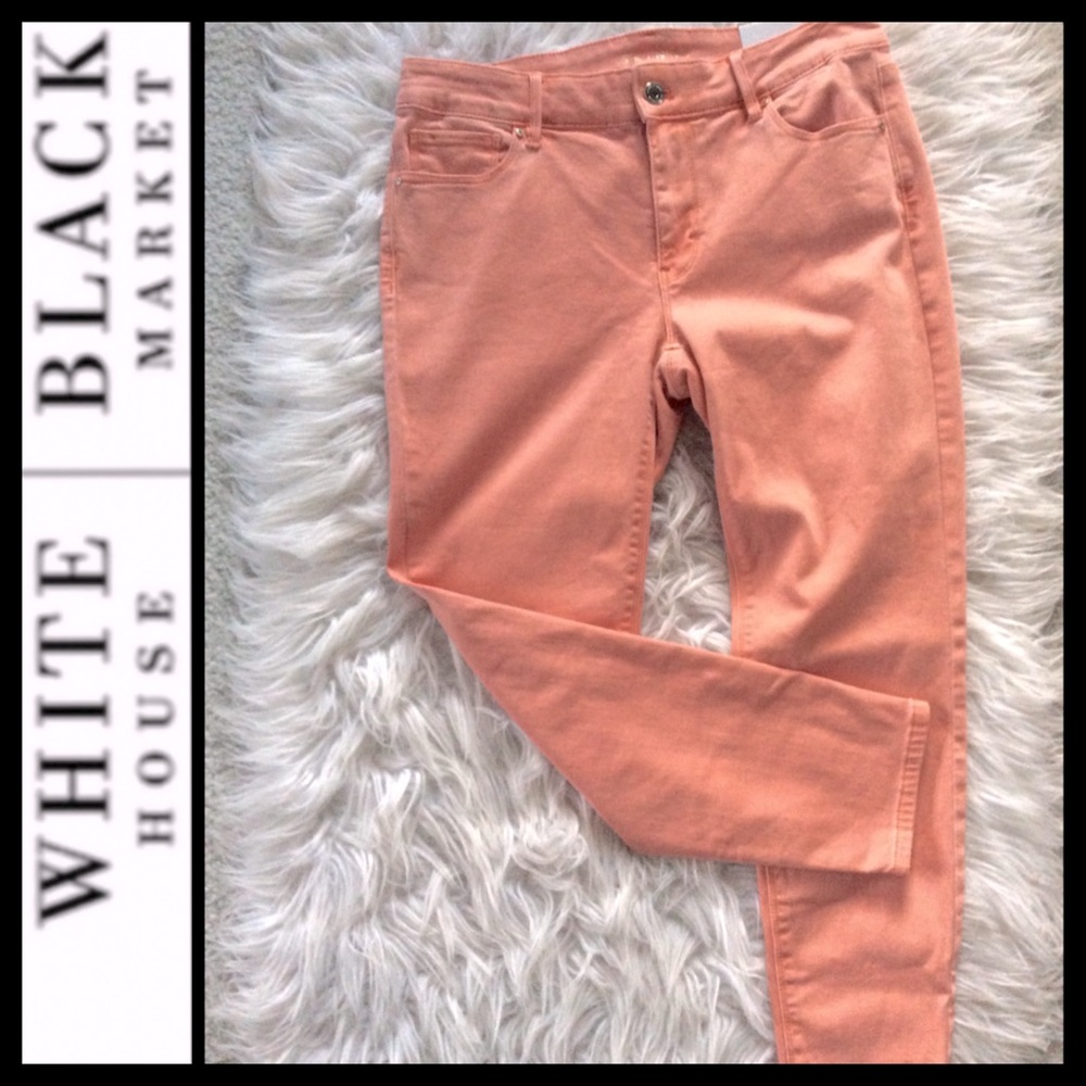NWT WHBM Mid-Rise Skinny Crop Jean - Picture 4 of 8